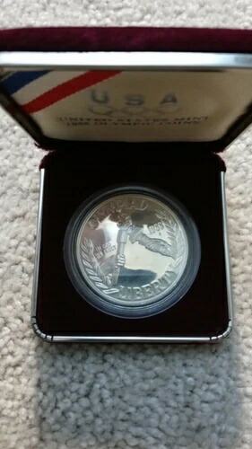 1988-S USA プルーフ シルバー 記念品 - オリンピック