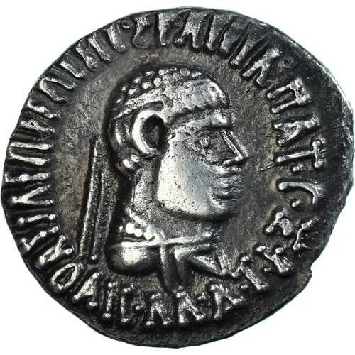 [#1066951] インド・ギリシア王国アポロドトス2世の硬貨、ドラクマ、紀元前85-65年頃、EF(40