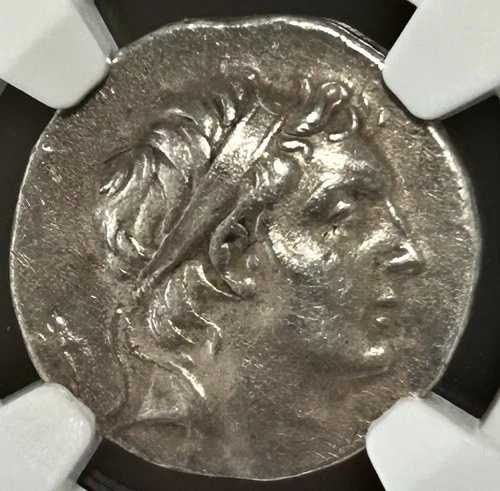 アリアラテス V AR ドラクマ 紀元前 163 ～ 130 年 29 NGC Ch VF