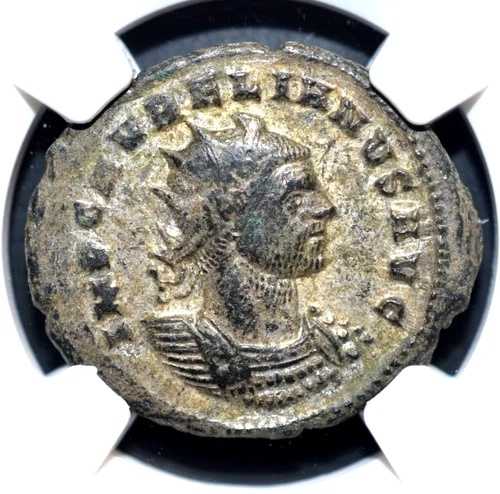 アウレリアヌス、AD 270-275、BI アウレリアヌス、NGC 認定、(668)