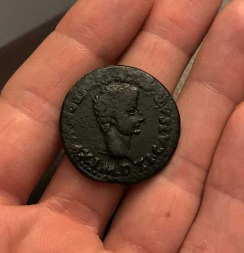 ティベリウス 古代ローマ コイン AE29 ITALICA 14-37AD 祭壇 PROVIDENTIAE AVGVSTI 14g