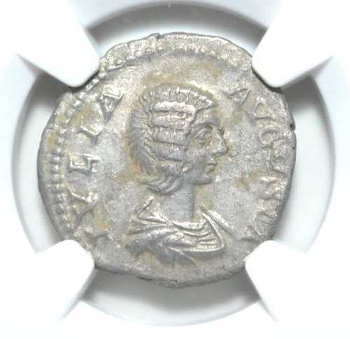 ジュリア・ドムナ、AD 193-217、AR デナリウス、NGC、----89-----