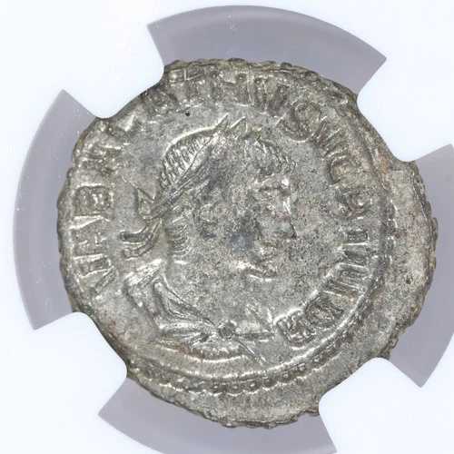 ヴァバラトゥス・アウレリアヌス BI ダブルデナリウス パルミラ王国 西暦270-272年 NGC Ch VF
