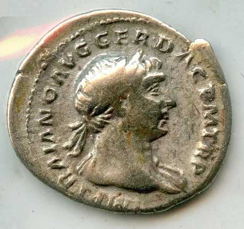トラヤヌス帝紀元98～117年 古代ローマコイン - CC893