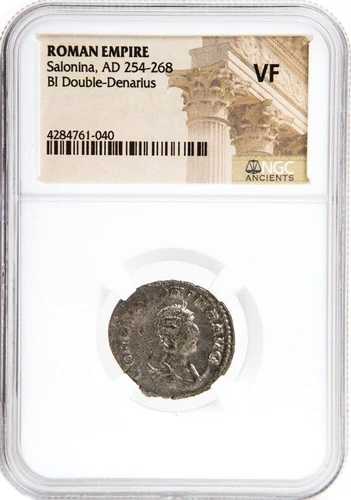 NGC VF アントニニアヌス・サロニナ AD254-268 NGC 古代 ダブルデナリウス 初期統治 55,055円