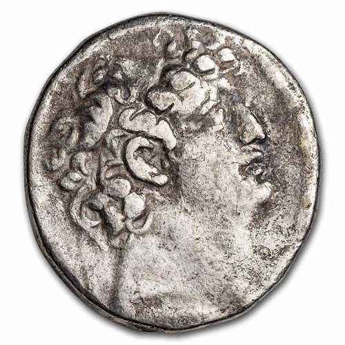 セレウコス朝フィリップ1世銀テトラドラクマ（紀元前95-75年）VF