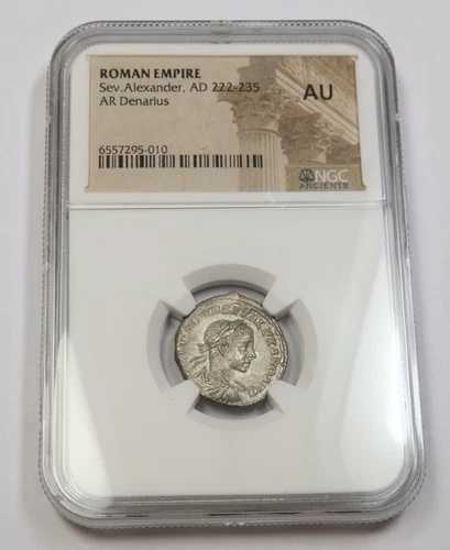 222-235年 NGC 古代 VG | ローマ帝国 - AR デナリウス貨幣 #40844A