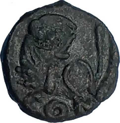 レオ1世トラキアヌス帝 457年 コンスタンティノープル 古代ローマコイン ライオン i65745