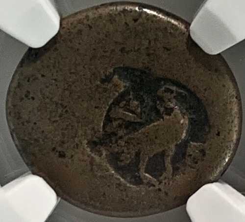 エリス・オリンピア AE19 紀元前2世紀 鷲のカウンターマーク NGC VG
