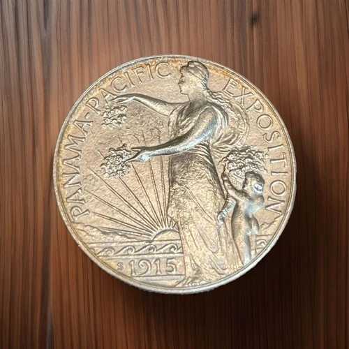 1915-S パナマ・パシフィック・ハーフドル記念希少低鋳造 BU/Gem