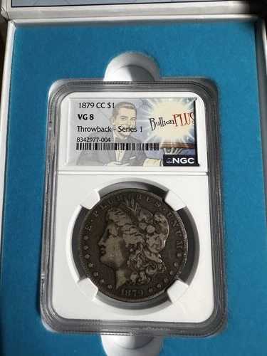 1879年カーソンシティ・モルガン・ダラー地金プラス