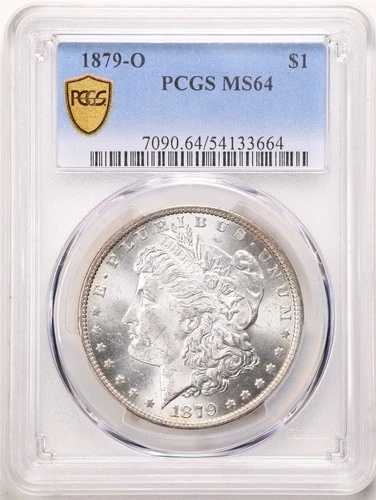 1879-O 1ドル モルガン銀貨 MS64 PCGS 54133664