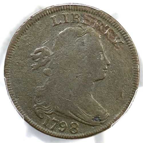 1798 S-149 R-4+ PCGS VG 詳細 ドレープバスト ラージセントコイン 1セント