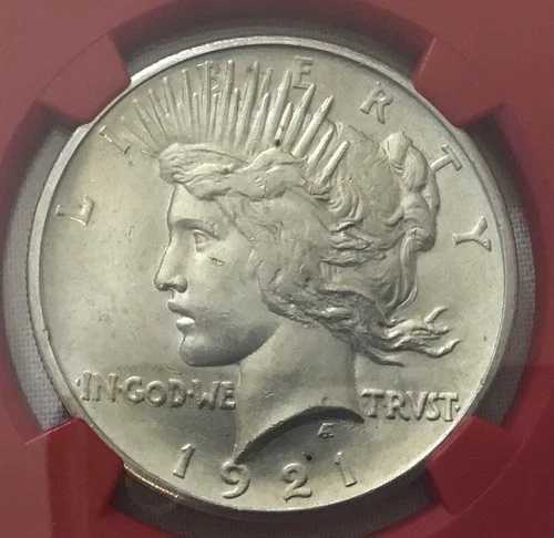 1921 年ピース ダラー NGCX MS 9.1 ** 高浮き彫り** 重要な日付! 163,350円
