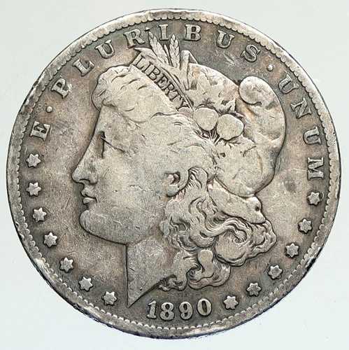 1890年代 アメリカ合衆国 オールドシルバー モルガン USドルコイン イーグル i111938