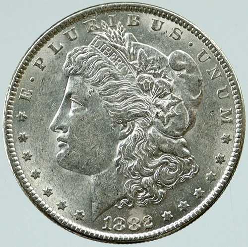 1882年 P アメリカ合衆国 モルガン オールドドル シルバーコイン イーグル i117067｜WORLD RESOURCE【QUEEN店】