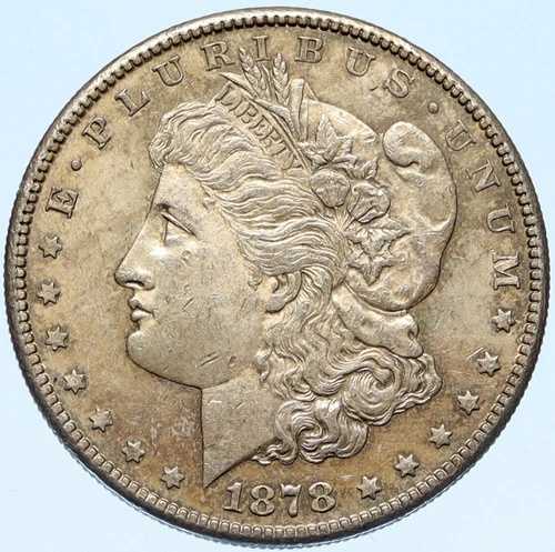 1878年 アメリカ合衆国 イーグル オールドシルバー モルガン USドルコイン i98301｜WORLD RESOURCE【QUEEN店】