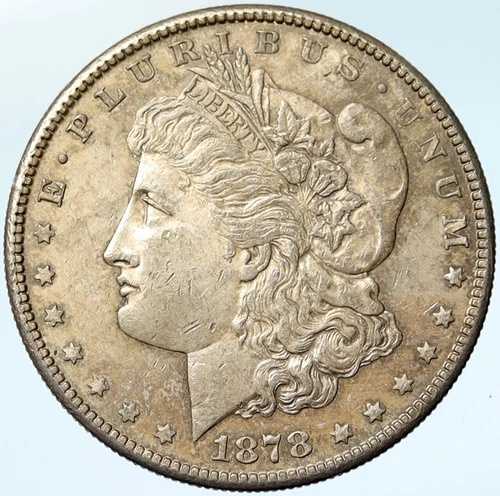 1878年 アメリカ合衆国 イーグル オールドシルバー モルガン USドルコイン i100748
