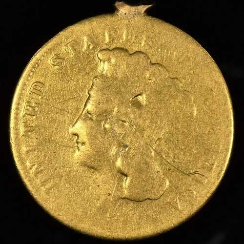 1856-S 3ドル金貨 ? VG 非常に良い詳細 ? コイン 元宝飾品 希少 ?信頼済み?