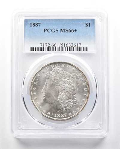1887年 モルガン銀貨 MS66+ PCGS *1803