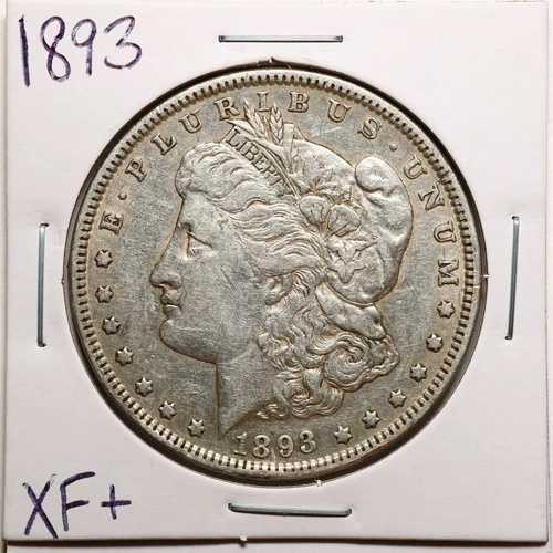 1893年 1ドル モルガン銀貨 XF+コンディション #BH00332｜WORLD RESOURCE【QUEEN店】