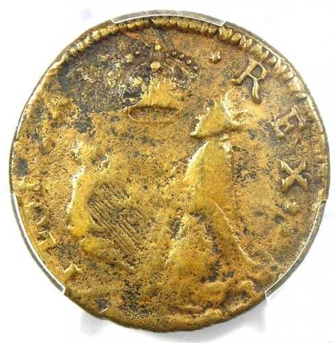 1670年 ニュージャージー州 セントパトリック・ファーシング コロニアルコイン 1/4ペンス - PCGS VF 詳細｜WORLD RESOURCE【QUEEN店】