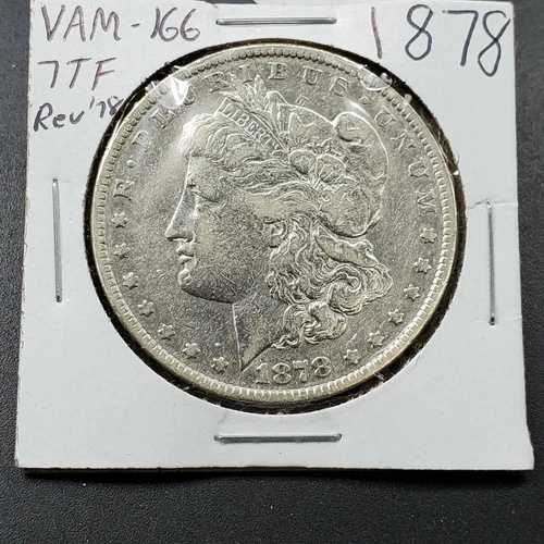 1878年 P モーガン シルバー イーグル ドル コイン トリプルアイ XF クリーニング済み VAM-166 バラエティ VAM｜WORLD RESOURCE【QUEEN店】