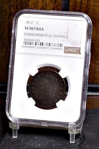 1812年ラージセント - NGC VF 詳細環境損傷 (#58377-L)|WORLD RESOURCE【QUEEN店】