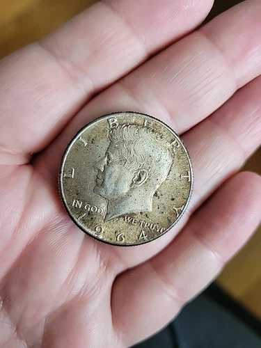 1964年 ジョン・F・ケネディ ハーフドル銀貨