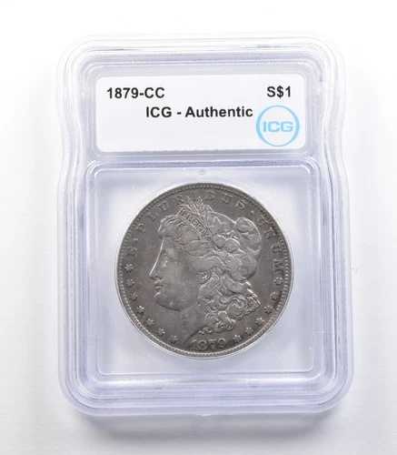 1879-CC モルガン銀貨 本物 ICG *2256 167,750円
