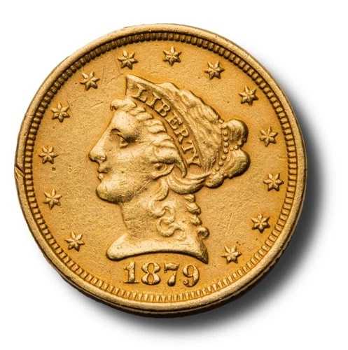 1879年 2.5ドル金貨 リバティヘッド リバティクォーターイーグル 希少