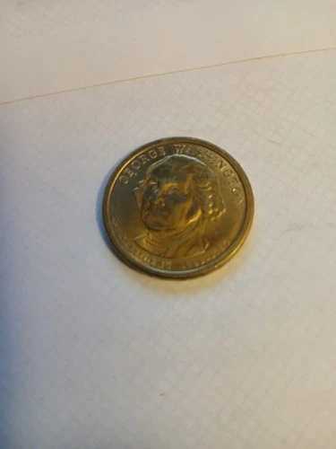 2007年 P 初代大統領ジョージ・ワシントン記念ドル硬貨（未鑑定）非常に美品