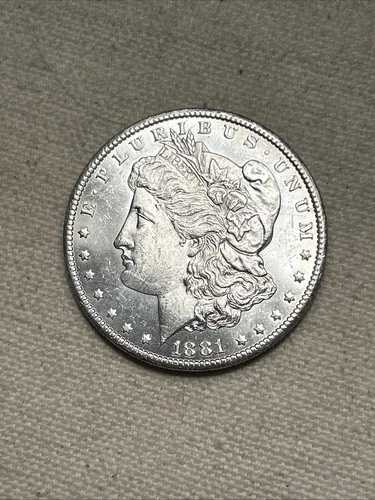 1881-CC モルガン銀貨 1ドル チョイス BUコンディション KD