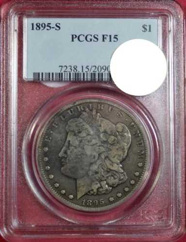 1895-S モーガン・ダラー PCGS F15