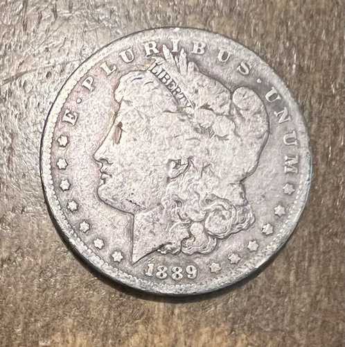 1889年CCモーガン銀貨1ドルS$1コイン - カーソンシティ造幣局