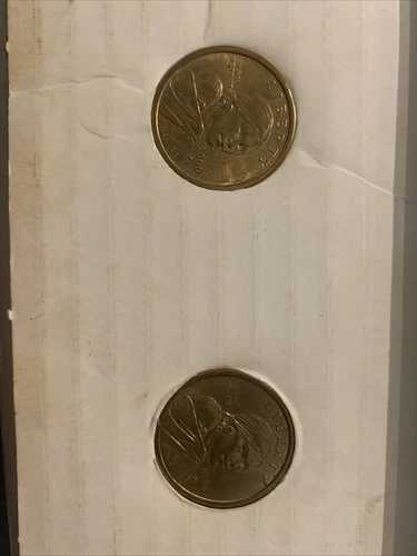 2000 P サカガウィア 1ドル硬貨 米国リバティ ゴールドカラー フィラデルフィア