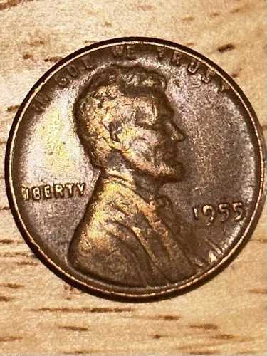 1955年リンカーン・ウィートペニー、ミントマークなし「希少」