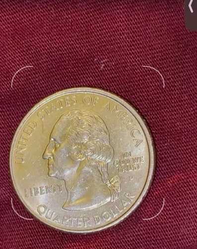 1999-P ニュージャージー州25セント硬貨、ERRORの部分を消してある