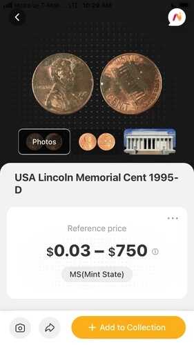 1995年リンカーンUSA大統領銅ペニー 158,950円