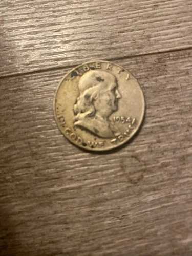 1954年 P フランクリン ハーフダラー ベン・ベンジャミン 1954P 1/2 銀貨 米国 1954-P