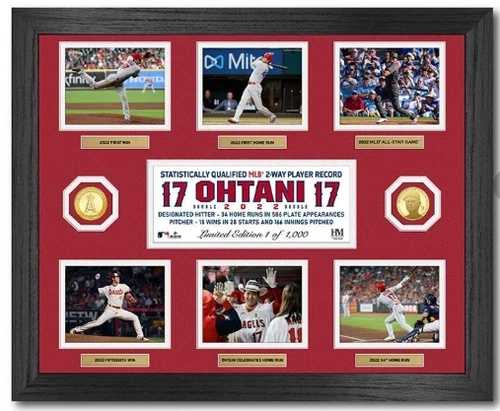 限定1000枚 Kohei Ohtani 17 2022 2ウェイプレーヤー レコードコイン 写真 ミント