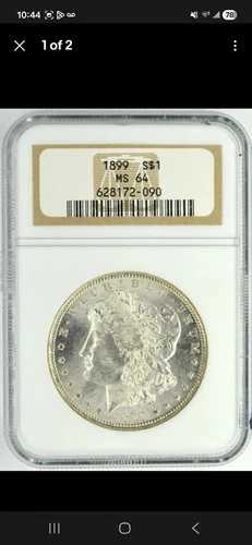1899年 モルガン・ダラー S$1 NGC MS 64 ブリリアント｜WORLD RESOURCE【QUEEN店】