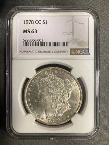1878CC モルガン銀貨 - NGC MS63|WORLD RESOURCE【QUEEN店】