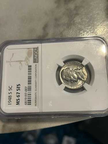 1948 s NGc Ms 67 5FS ジェファーソンニッケル 適正価格 リストをご確認ください ?? 185,900円