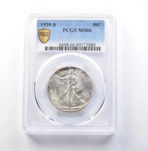 1939-S ウォーキング・リバティ・ハーフダラー MS66 PCGS *5955
