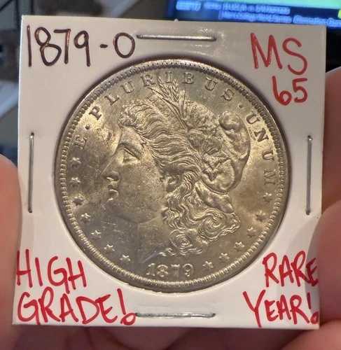 1879-O GEM BU MS MORGAN シルバードル投資対象品 ????超レア年??