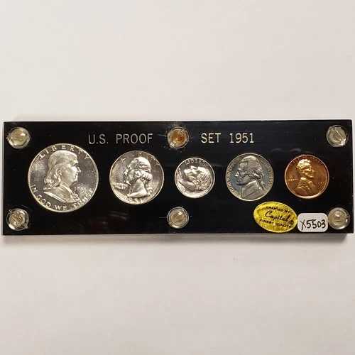 1951年 アメリカ製 シルバープルーフセットホルダー - PQカムハーフ - X5503