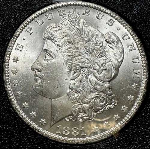 1881-CC GSA 1ドル モルガン銀貨 UNC 箱・COAなし #4324