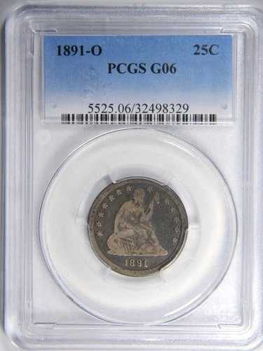 1891-O 座像 ~ PCGS G06 ~ 素晴らしいオリジナル!