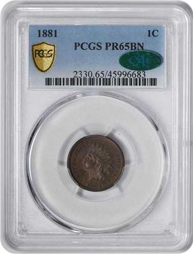 1881年インディアンセント金貨 PR65BN PCGS (CAC)|WORLD RESOURCE【QUEEN店】